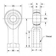 MVF-4 Rod End