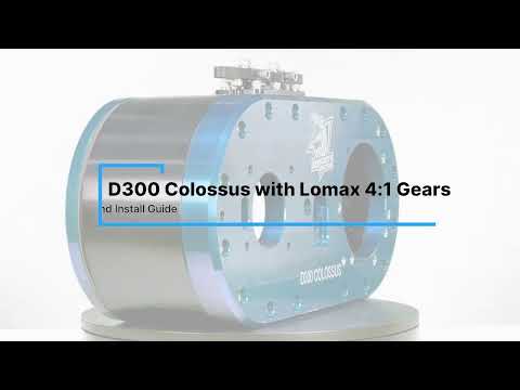 Load video: Dana 300 Colossus - Billet D300 Replacement Case (no gears)