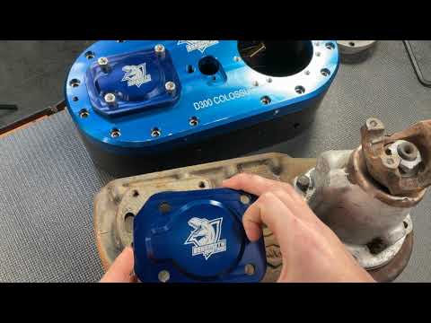 Load video: Front Output Rear Bearing Retainer for the Dana 300