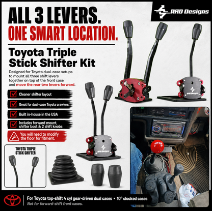 RAD Designs Toyota Triple Stick Shifter Kit