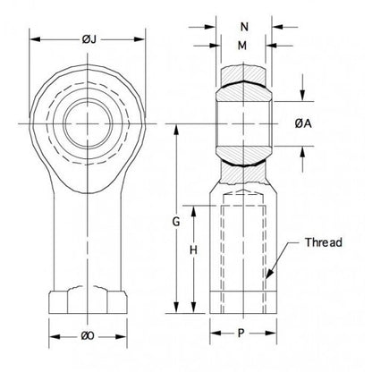 MVF-4 Rod End
